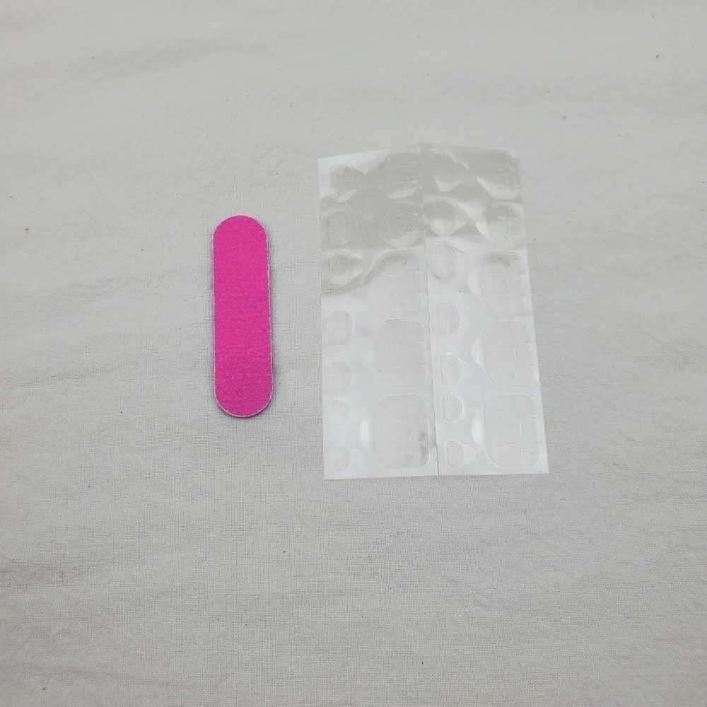 24 Pieces Fake Toe Press On Nails